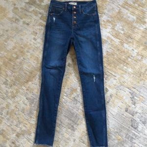 Madewell high rise skinny Jean